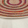 Conceptum Alfombra Multicolor con Impresión Digital 3D de 110 x 110 cm
